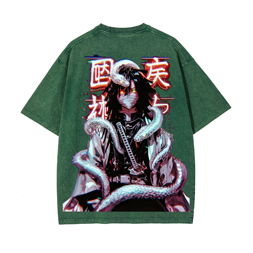 Vintage Oversized T-Shirt Demon Slayer