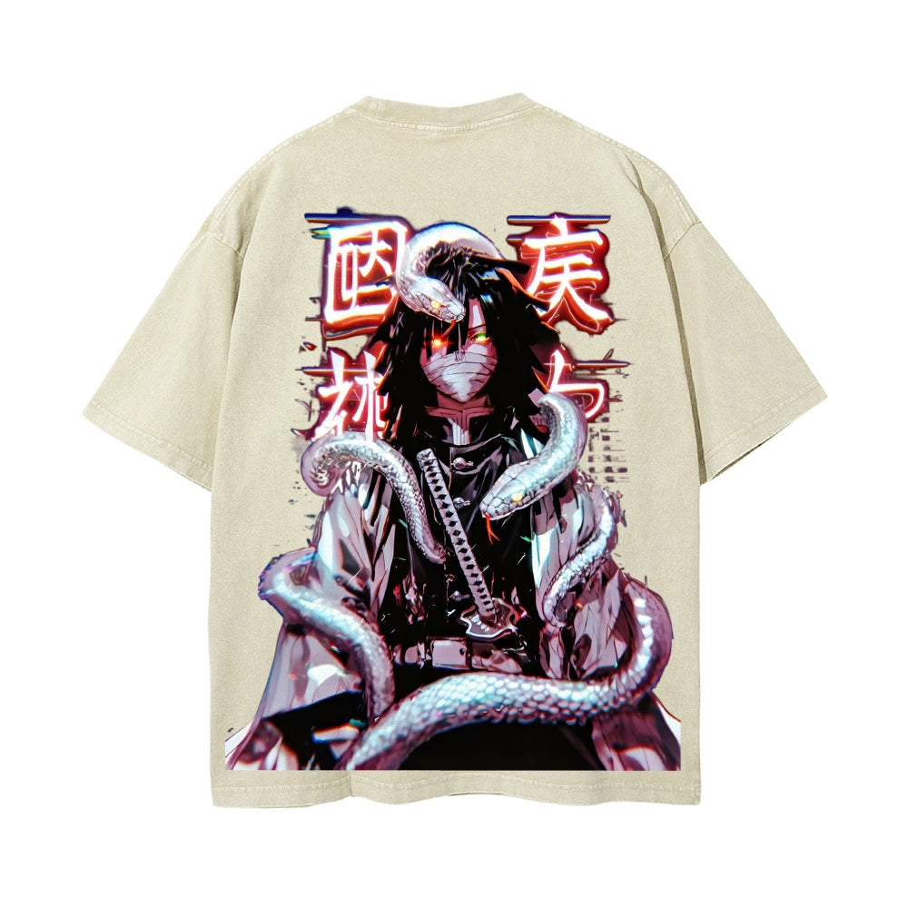 Vintage Oversized T-Shirt Demon Slayer