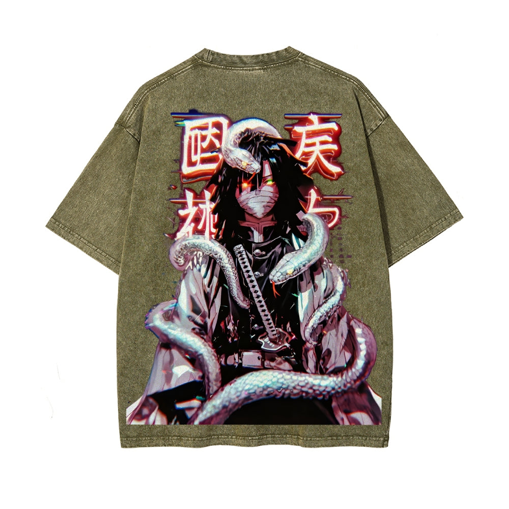 Vintage Oversized T-Shirt Demon Slayer