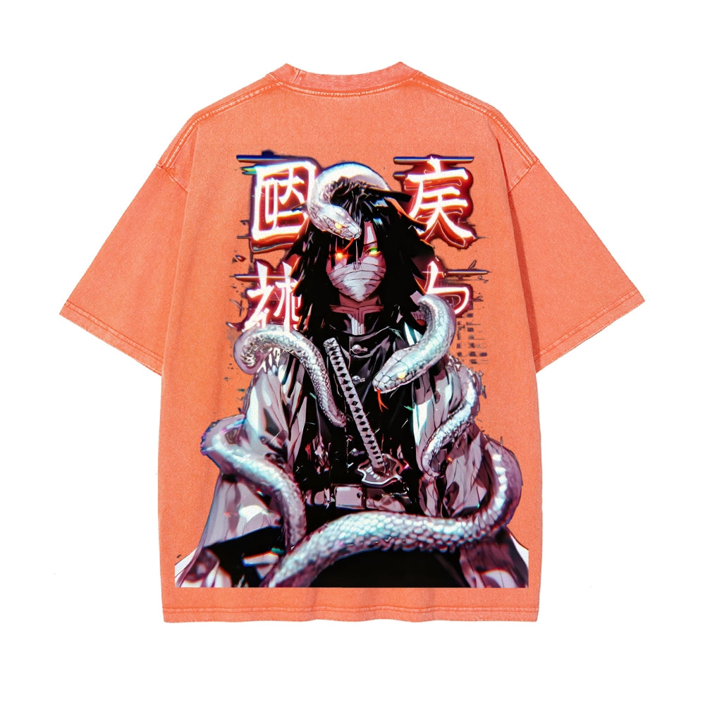 Vintage Oversized T-Shirt Demon Slayer