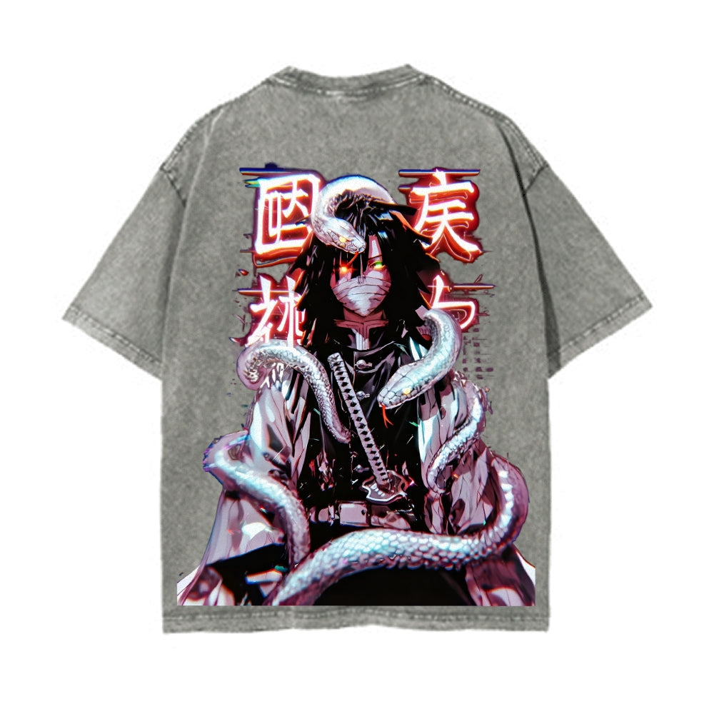 Vintage Oversized T-Shirt Demon Slayer