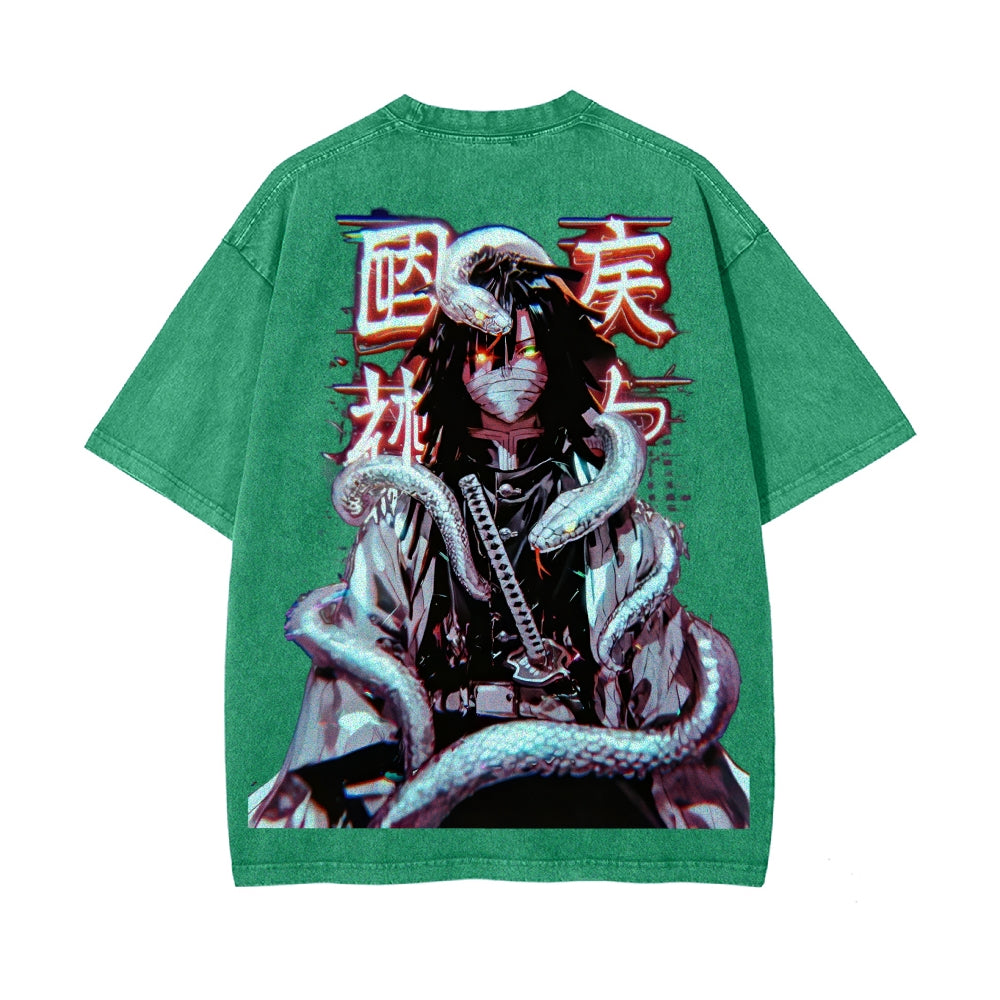Vintage Oversized T-Shirt Demon Slayer