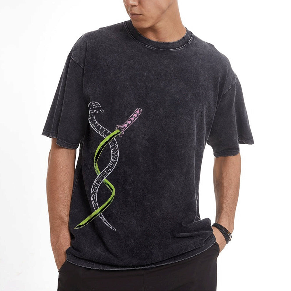 Vintage Oversized T-Shirt Demon Slayer