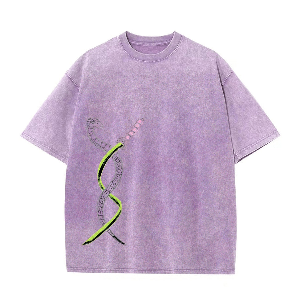 Vintage Oversized T-Shirt Demon Slayer