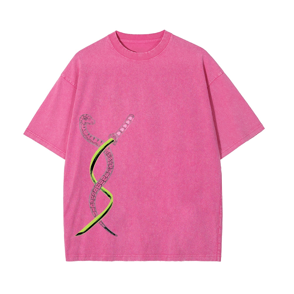 Vintage Oversized T-Shirt Demon Slayer