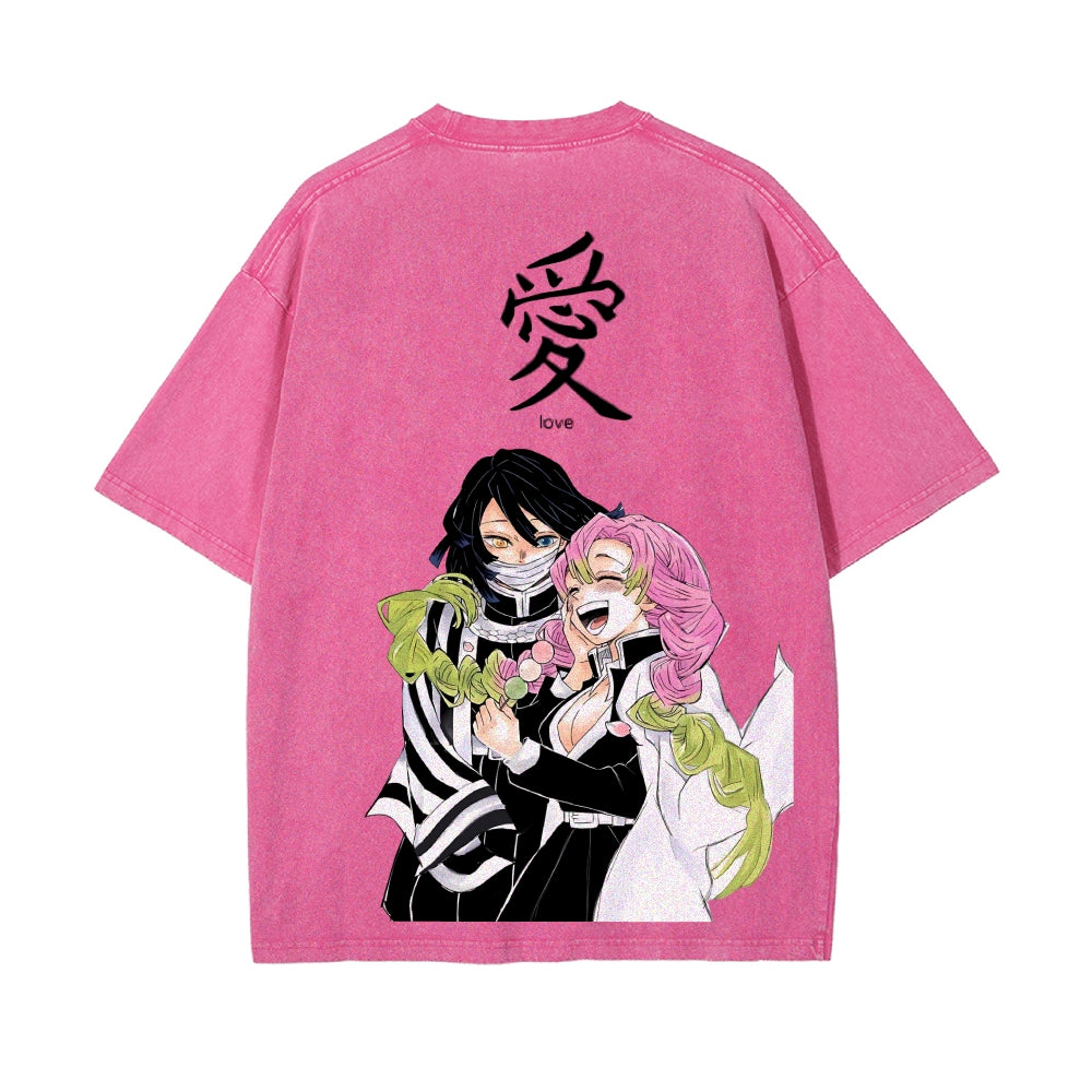 Vintage Oversized T-Shirt Demon Slayer