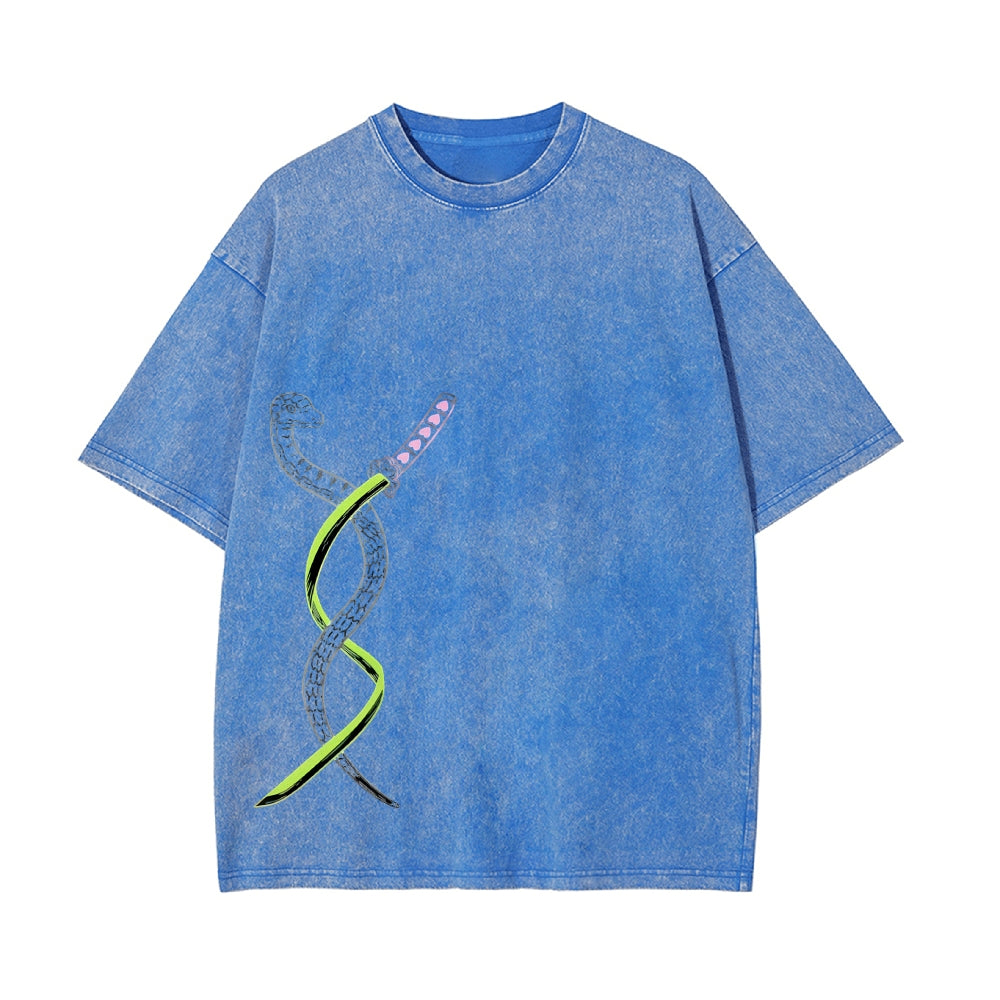 Vintage Oversized T-Shirt Demon Slayer