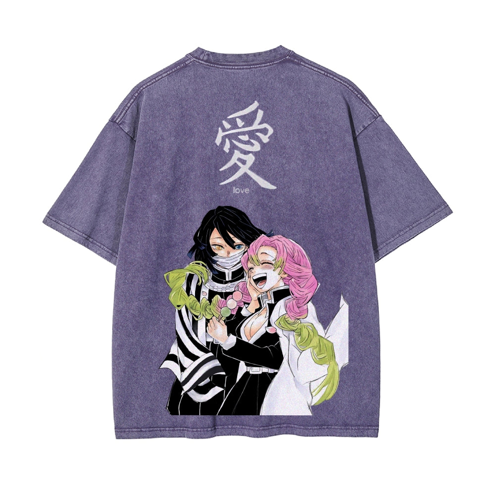 Vintage Oversized T-Shirt Demon Slayer