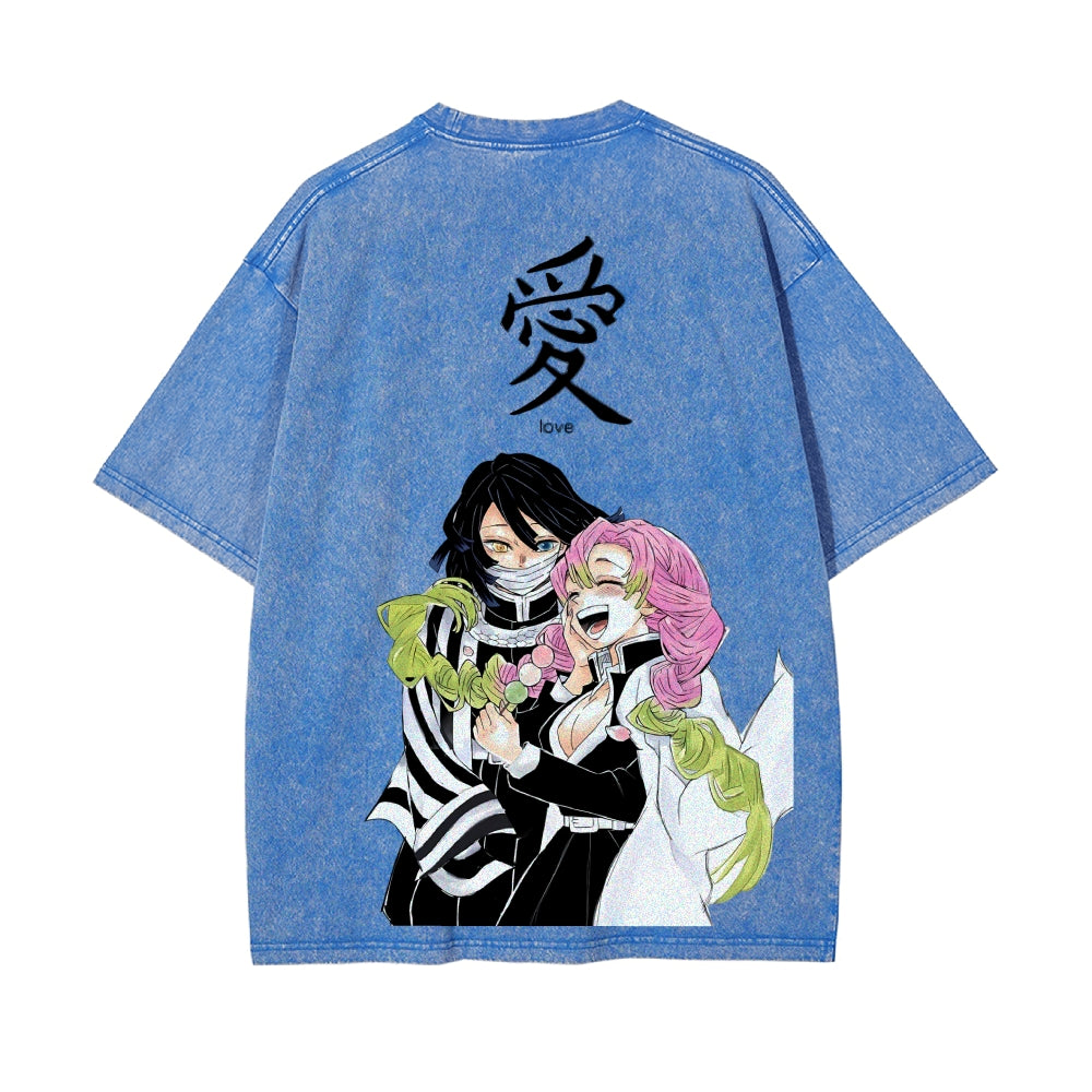 Vintage Oversized T-Shirt Demon Slayer