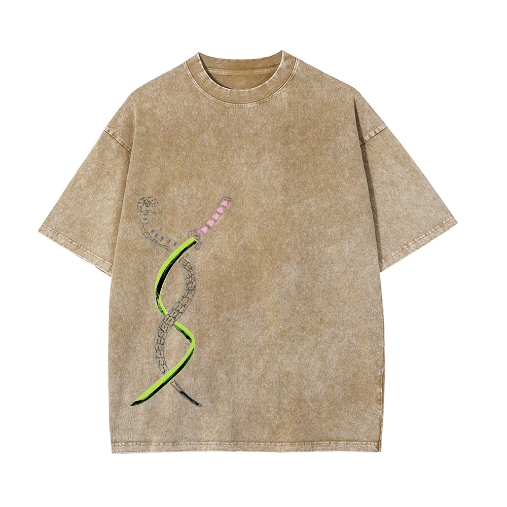 Vintage Oversized T-Shirt Demon Slayer