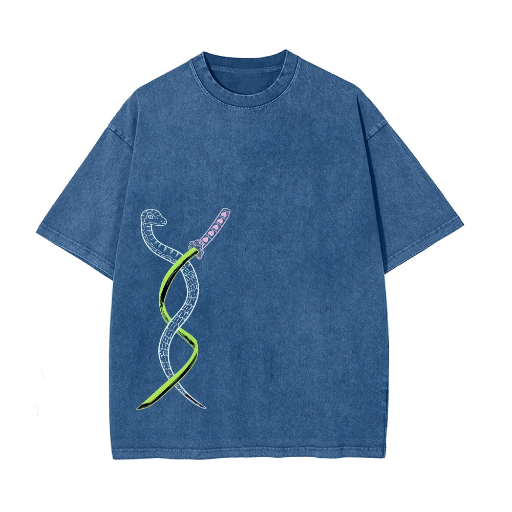 Vintage Oversized T-Shirt Demon Slayer