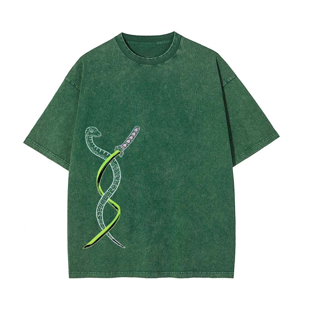 Vintage Oversized T-Shirt Demon Slayer
