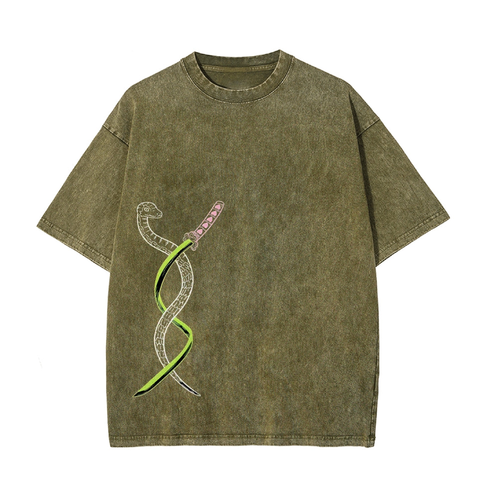Vintage Oversized T-Shirt Demon Slayer
