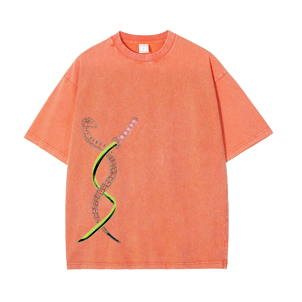 Vintage Oversized T-Shirt Demon Slayer