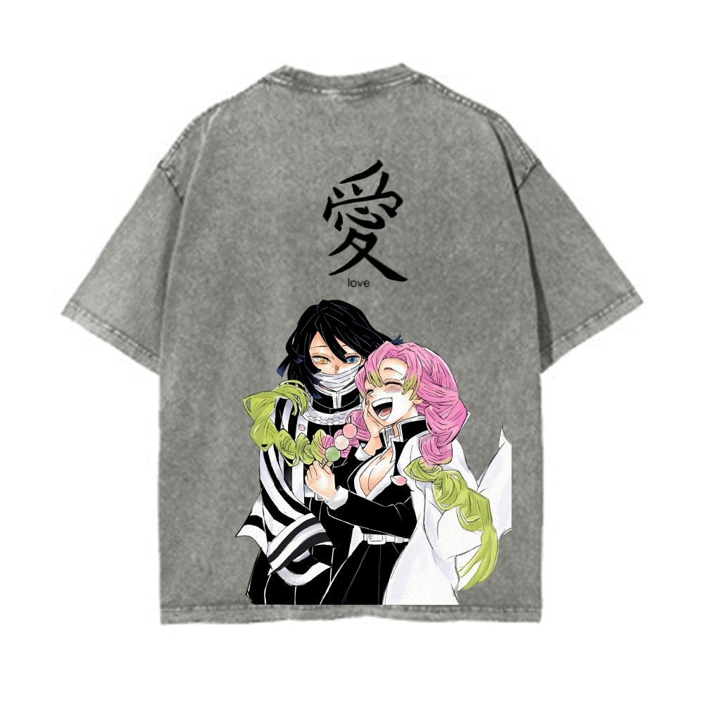 Vintage Oversized T-Shirt Demon Slayer