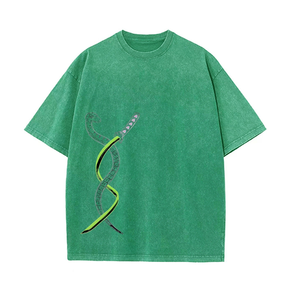 Vintage Oversized T-Shirt Demon Slayer