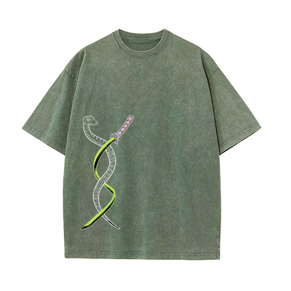 Vintage Oversized T-Shirt Demon Slayer