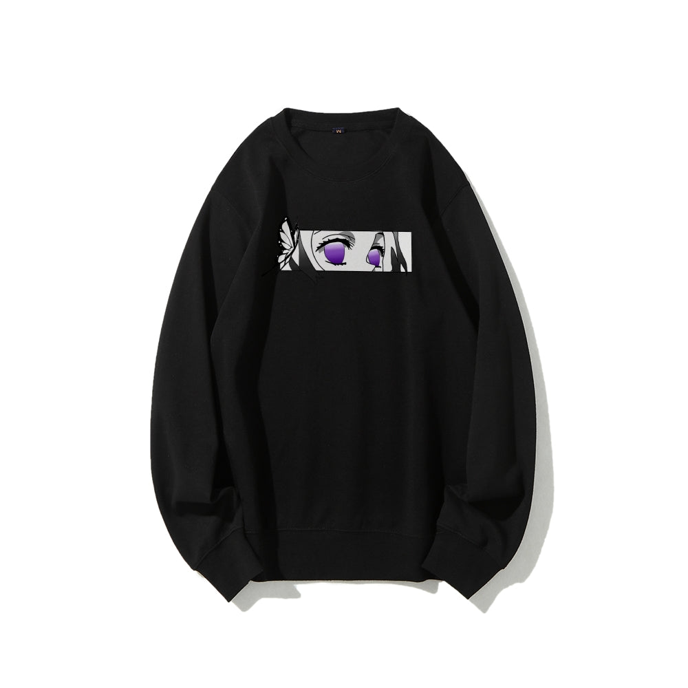 Casual Crewneck Sweatshirt Demon Slayer