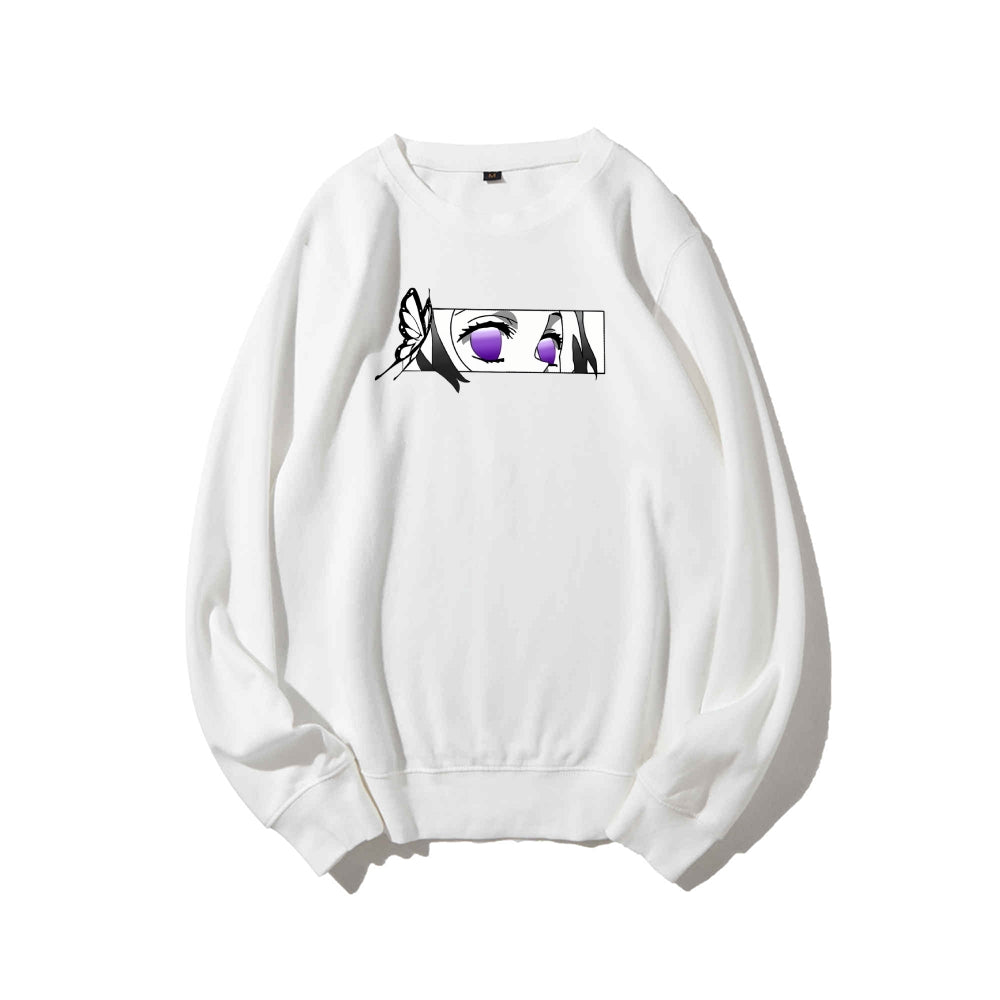Casual Crewneck Sweatshirt Demon Slayer