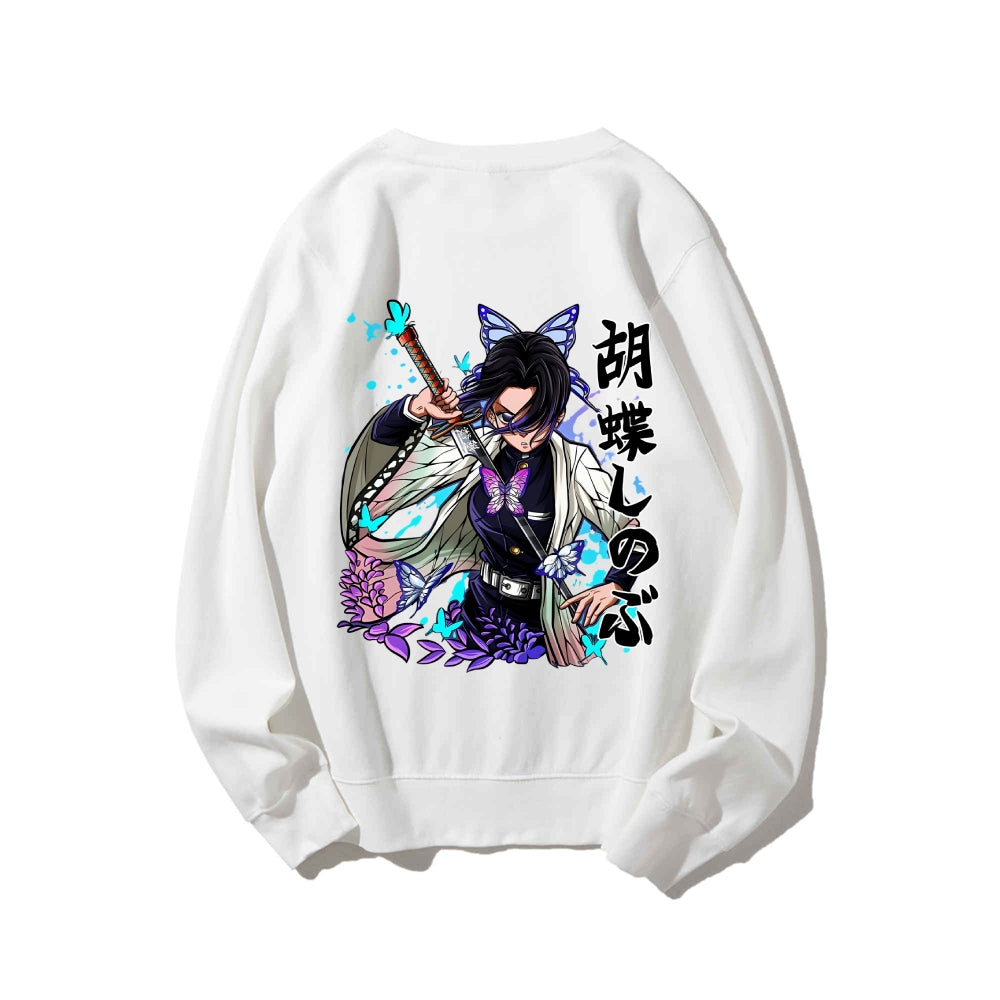 Casual Crewneck Sweatshirt Demon Slayer