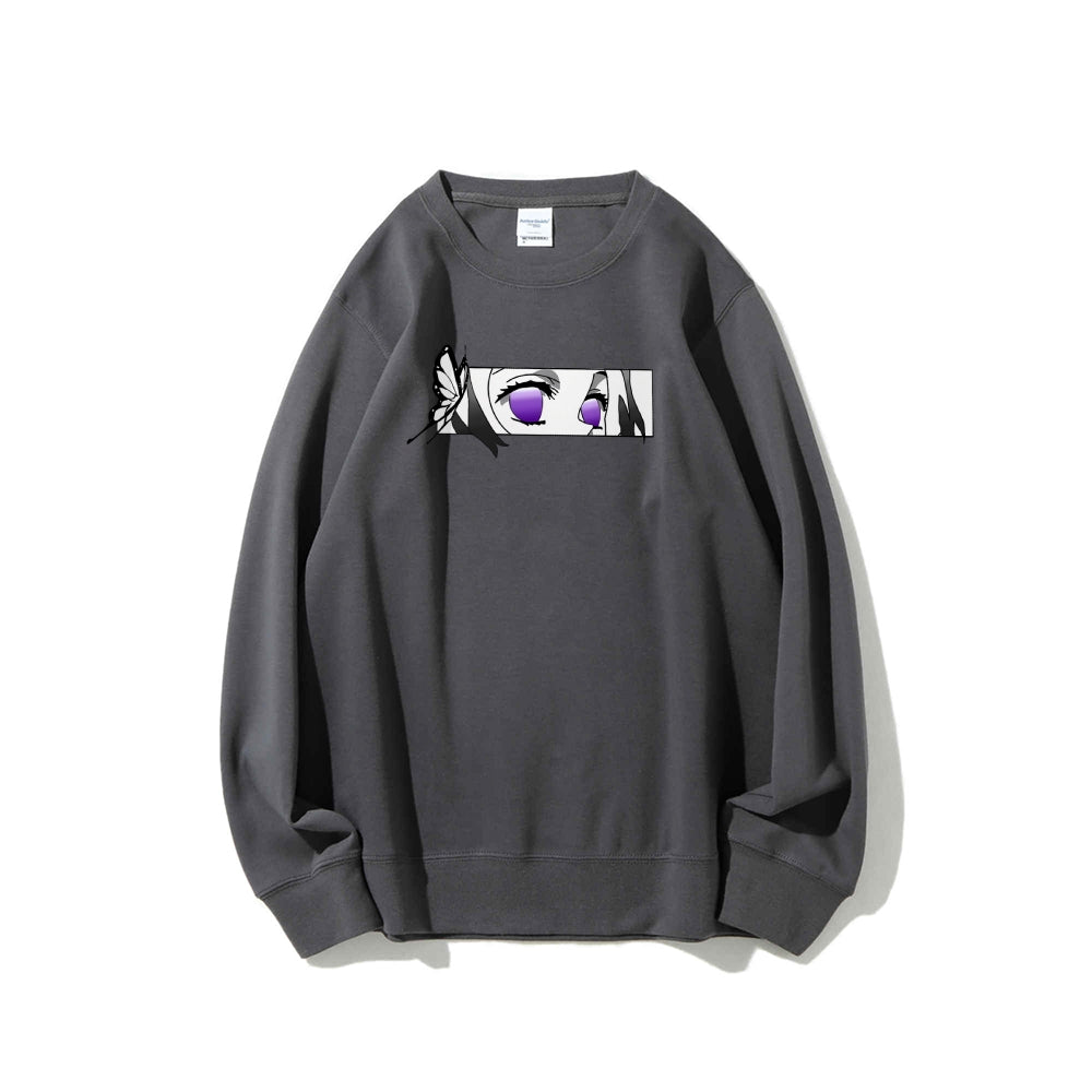 Casual Crewneck Sweatshirt Demon Slayer