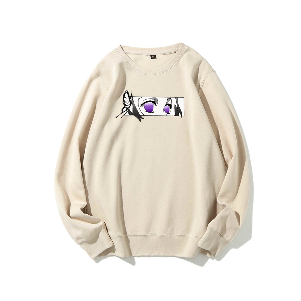 Casual Crewneck Sweatshirt Demon Slayer