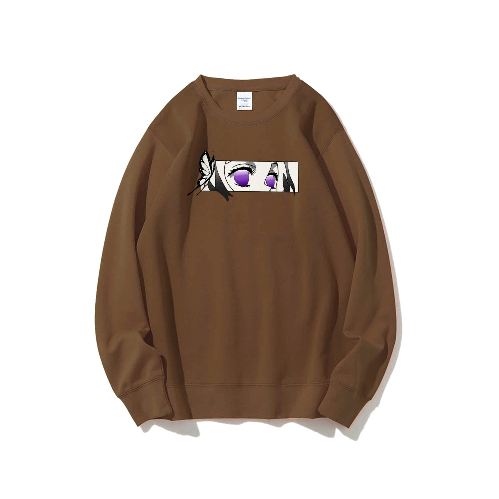 Casual Crewneck Sweatshirt Demon Slayer