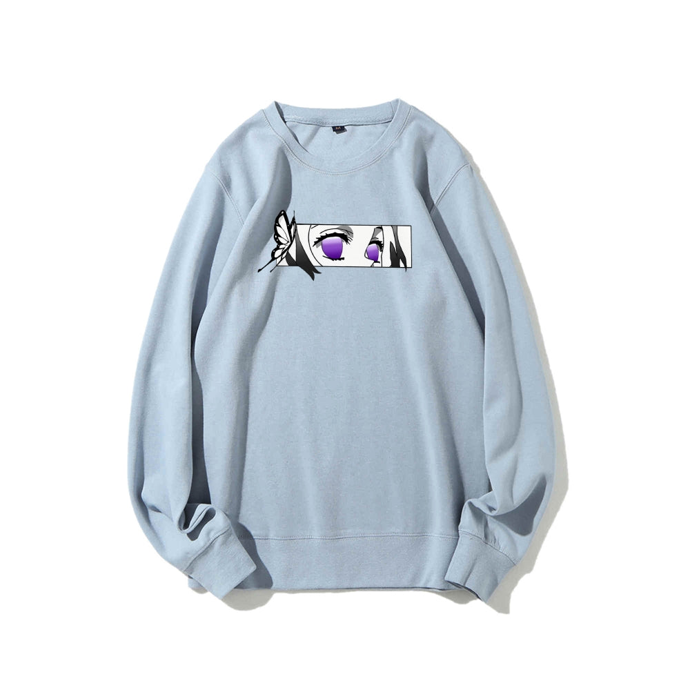 Casual Crewneck Sweatshirt Demon Slayer