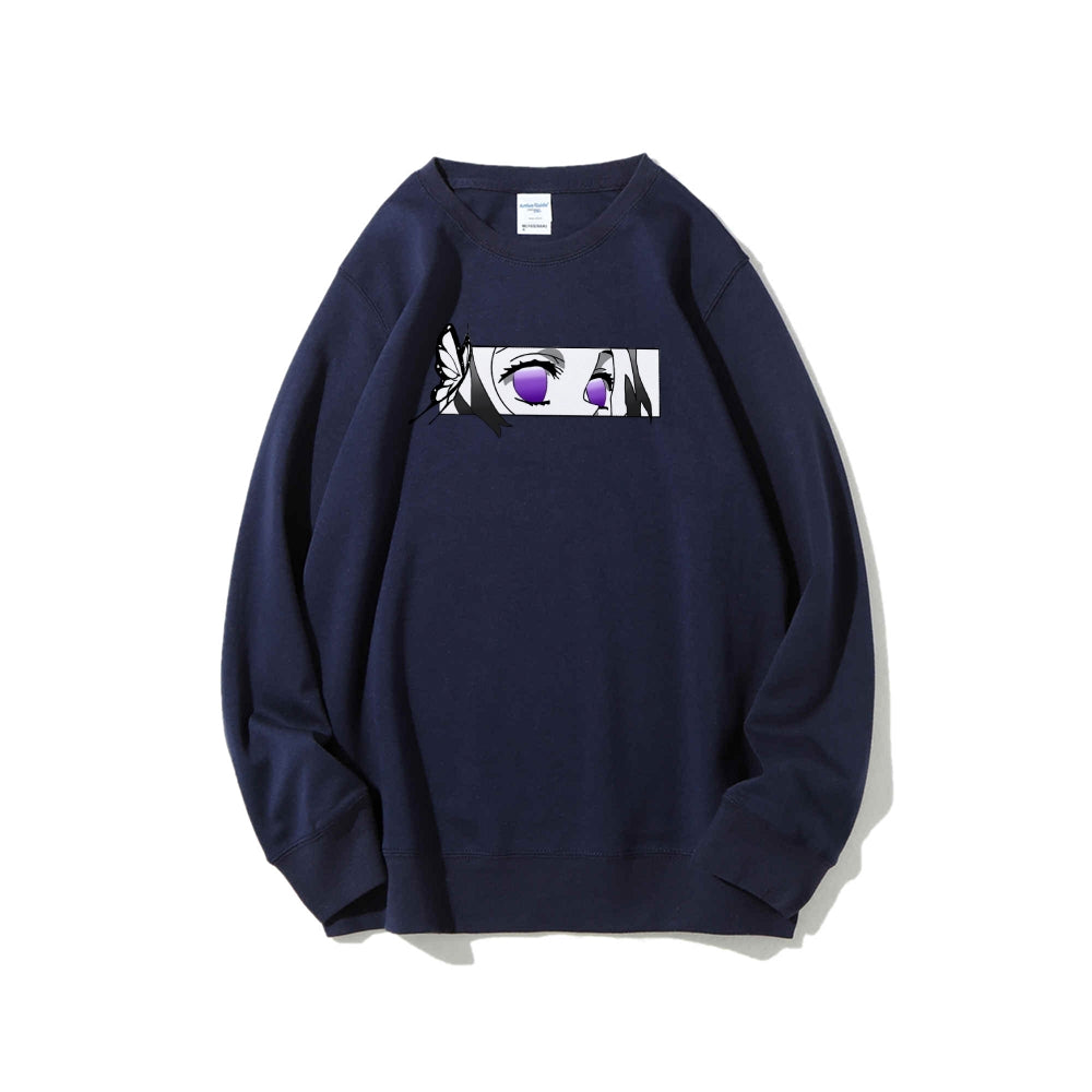 Casual Crewneck Sweatshirt Demon Slayer