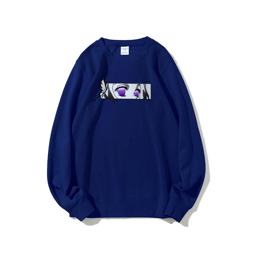 Casual Crewneck Sweatshirt Demon Slayer