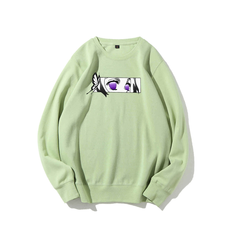 Casual Crewneck Sweatshirt Demon Slayer