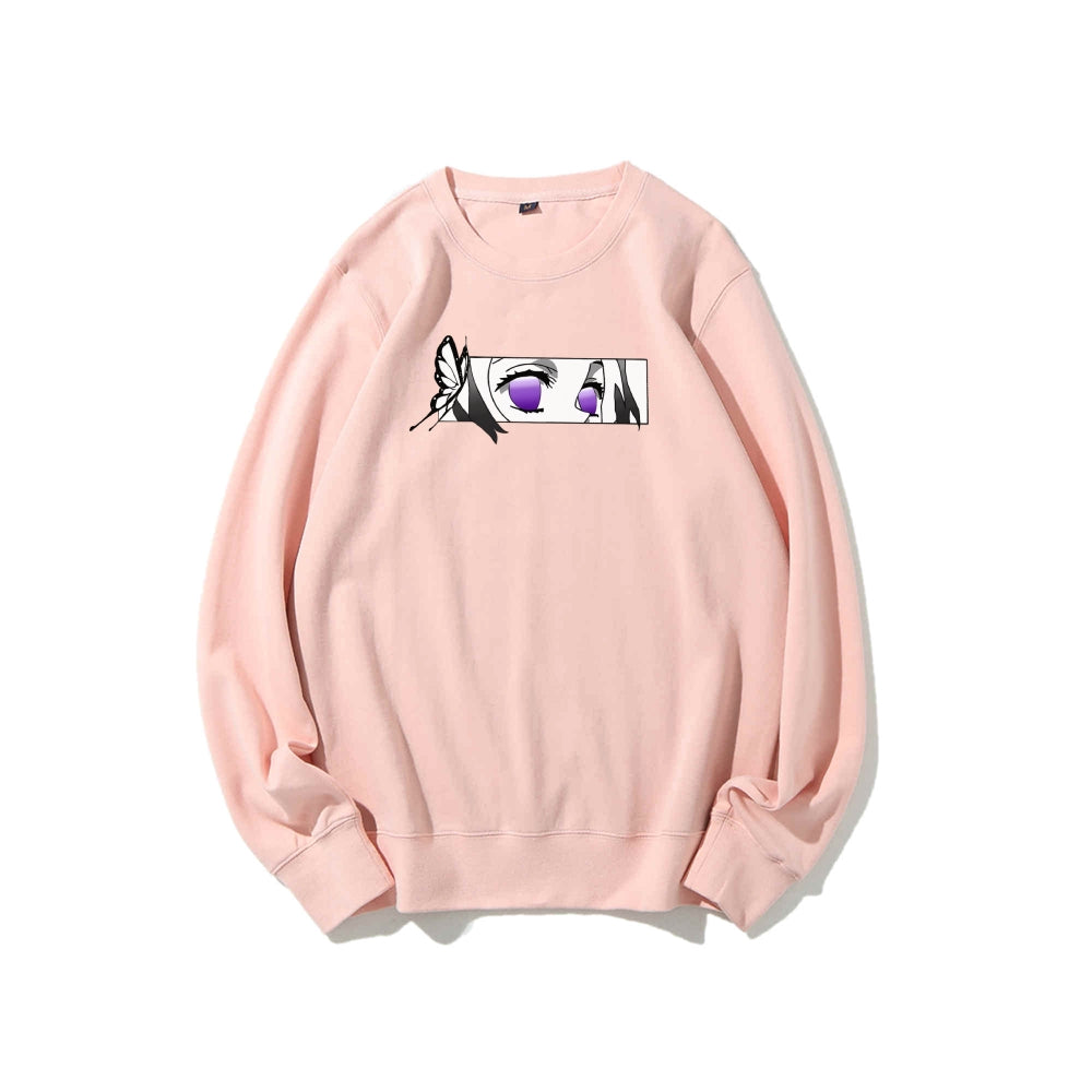 Casual Crewneck Sweatshirt Demon Slayer