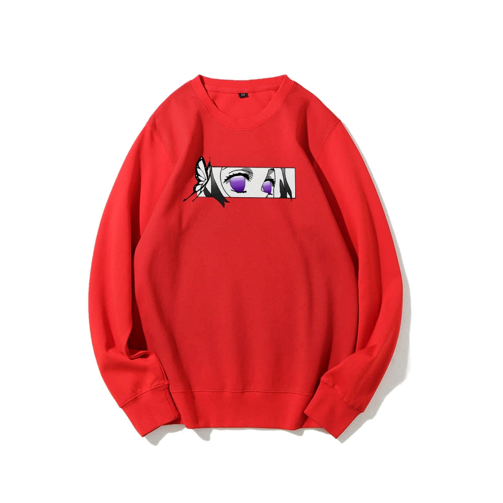 Casual Crewneck Sweatshirt Demon Slayer