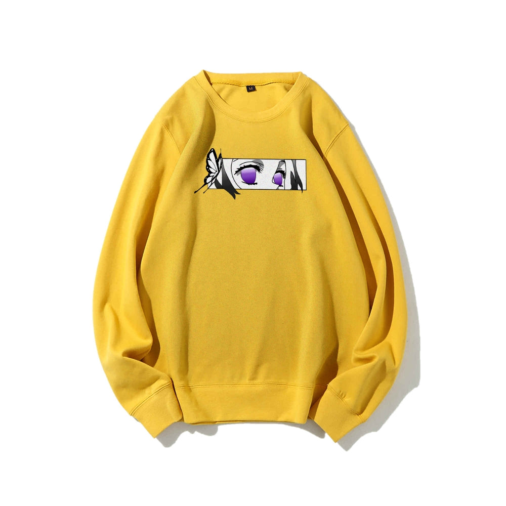 Casual Crewneck Sweatshirt Demon Slayer