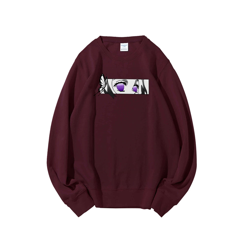 Casual Crewneck Sweatshirt Demon Slayer