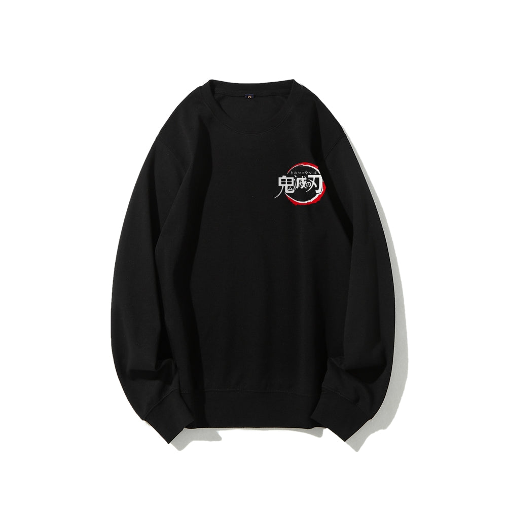 Casual Crewneck Sweatshirt Demon Slayer