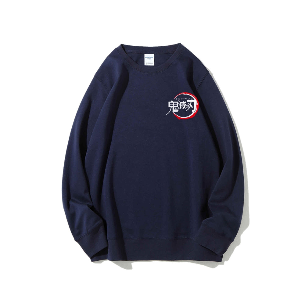 Casual Crewneck Sweatshirt Demon Slayer