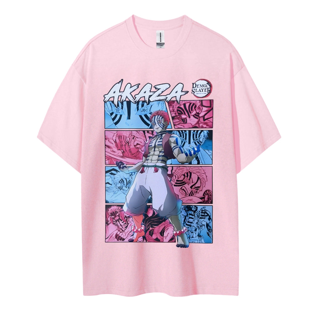 Demon Slayer Cotton Unisex Crew Neck Anime T-Shirt
