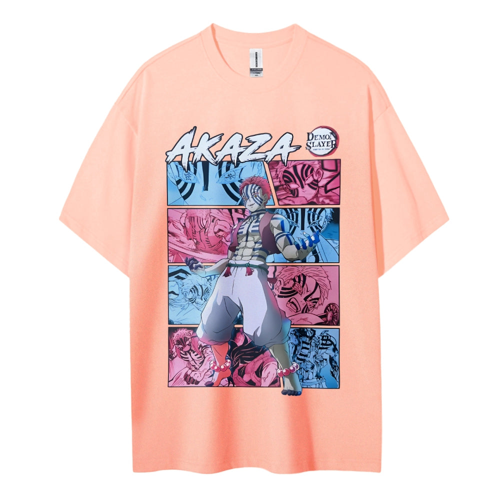 Demon Slayer Cotton Unisex Crew Neck Anime T-Shirt