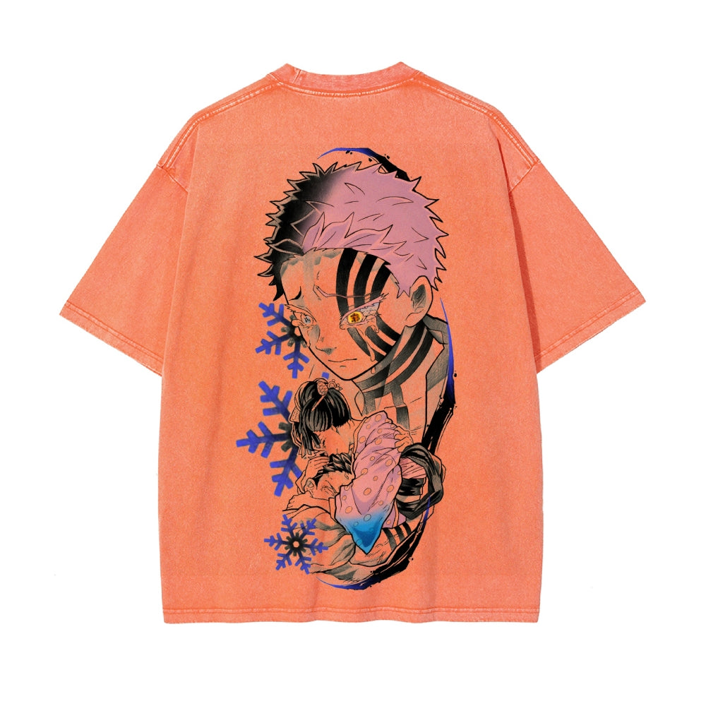 Vintage Oversized T-Shirt Demon Slayer