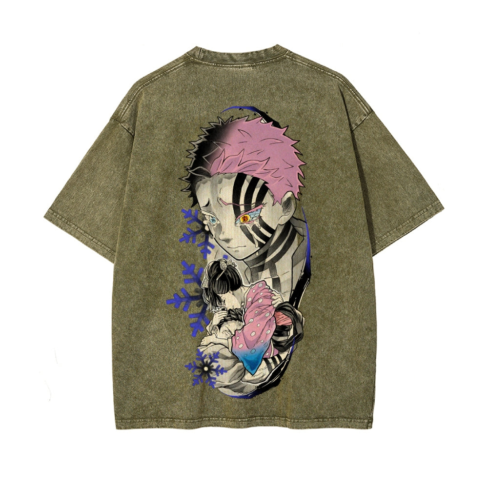 Vintage Oversized T-Shirt Demon Slayer