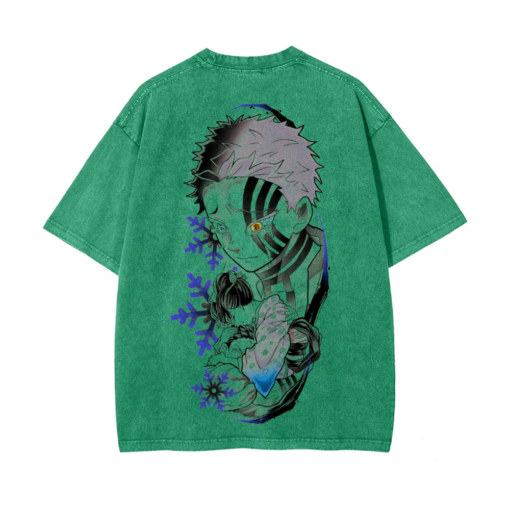 Vintage Oversized T-Shirt Demon Slayer