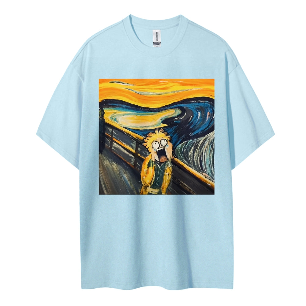 Demon Slayer: Kimetsu no Yaiba Cotton Unisex Crew Neck Anime T-Shirt