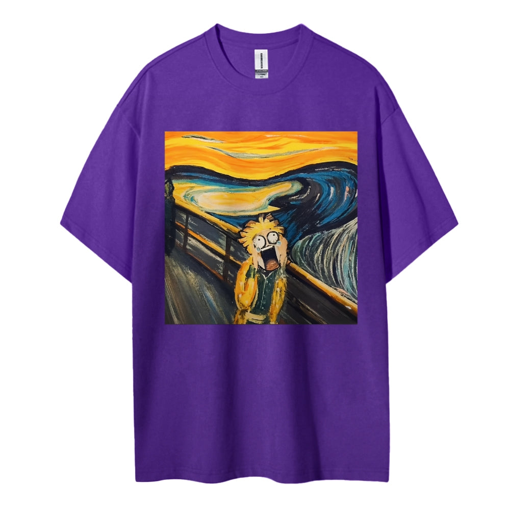 Demon Slayer: Kimetsu no Yaiba Cotton Unisex Crew Neck Anime T-Shirt