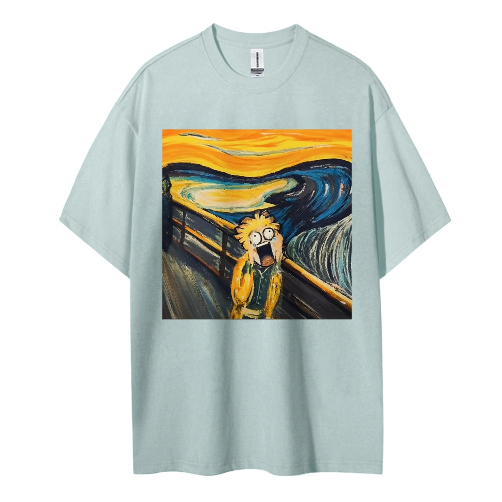Demon Slayer: Kimetsu no Yaiba Cotton Unisex Crew Neck Anime T-Shirt