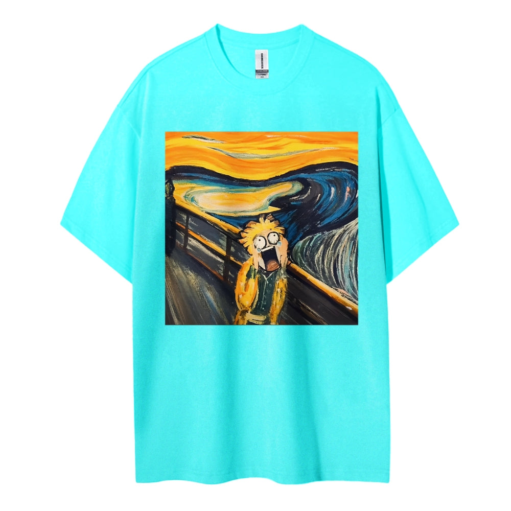 Demon Slayer: Kimetsu no Yaiba Cotton Unisex Crew Neck Anime T-Shirt