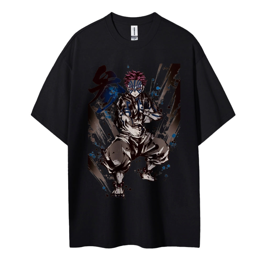Demon Slayer: Kimetsu no Yaiba Cotton Unisex Crew Neck Anime T-Shirt