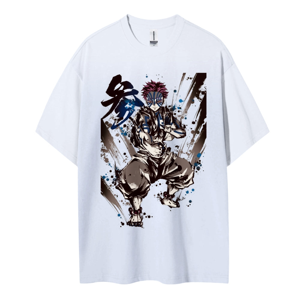 Demon Slayer: Kimetsu no Yaiba Cotton Unisex Crew Neck Anime T-Shirt