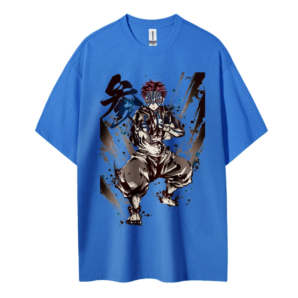 Demon Slayer: Kimetsu no Yaiba Cotton Unisex Crew Neck Anime T-Shirt
