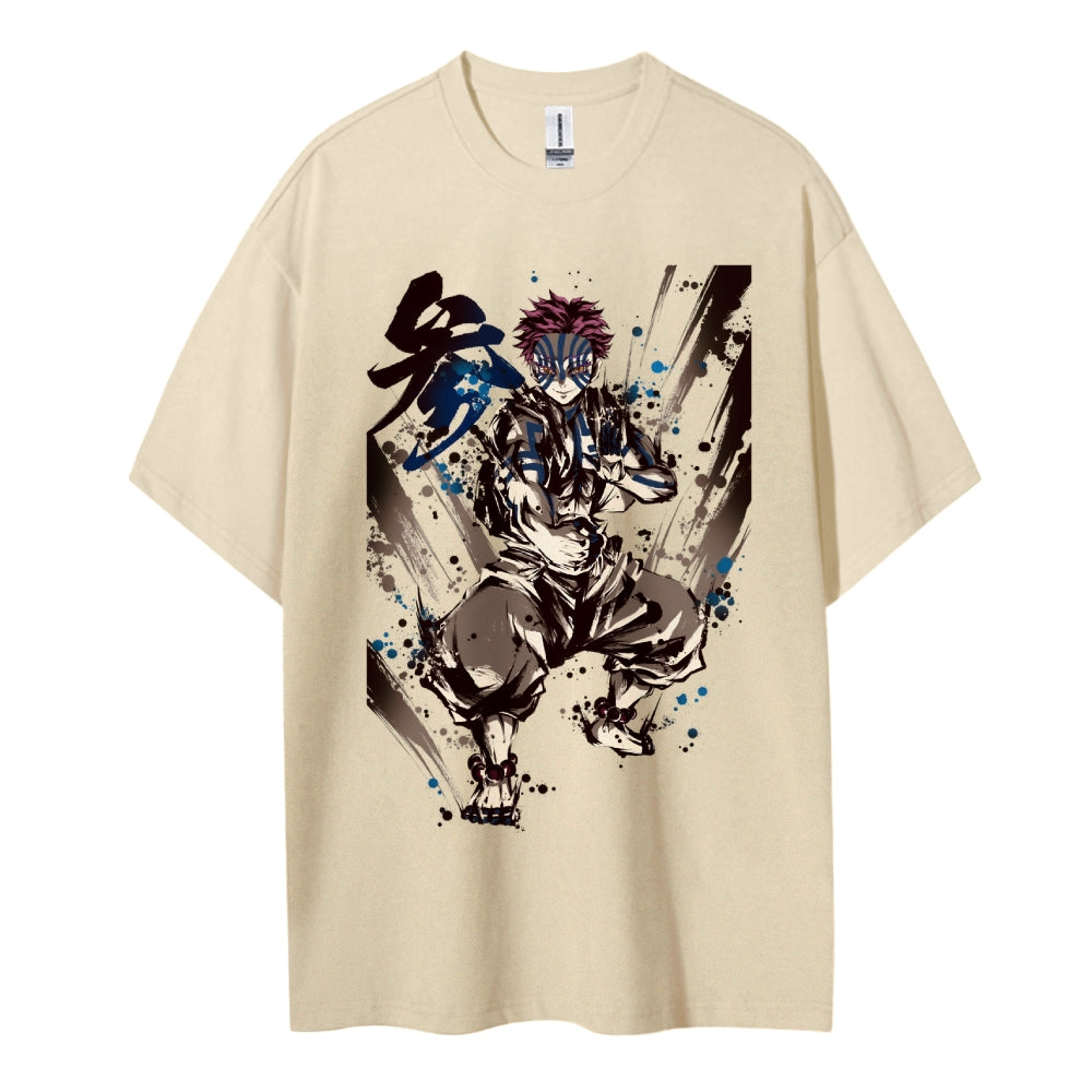 Demon Slayer: Kimetsu no Yaiba Cotton Unisex Crew Neck Anime T-Shirt